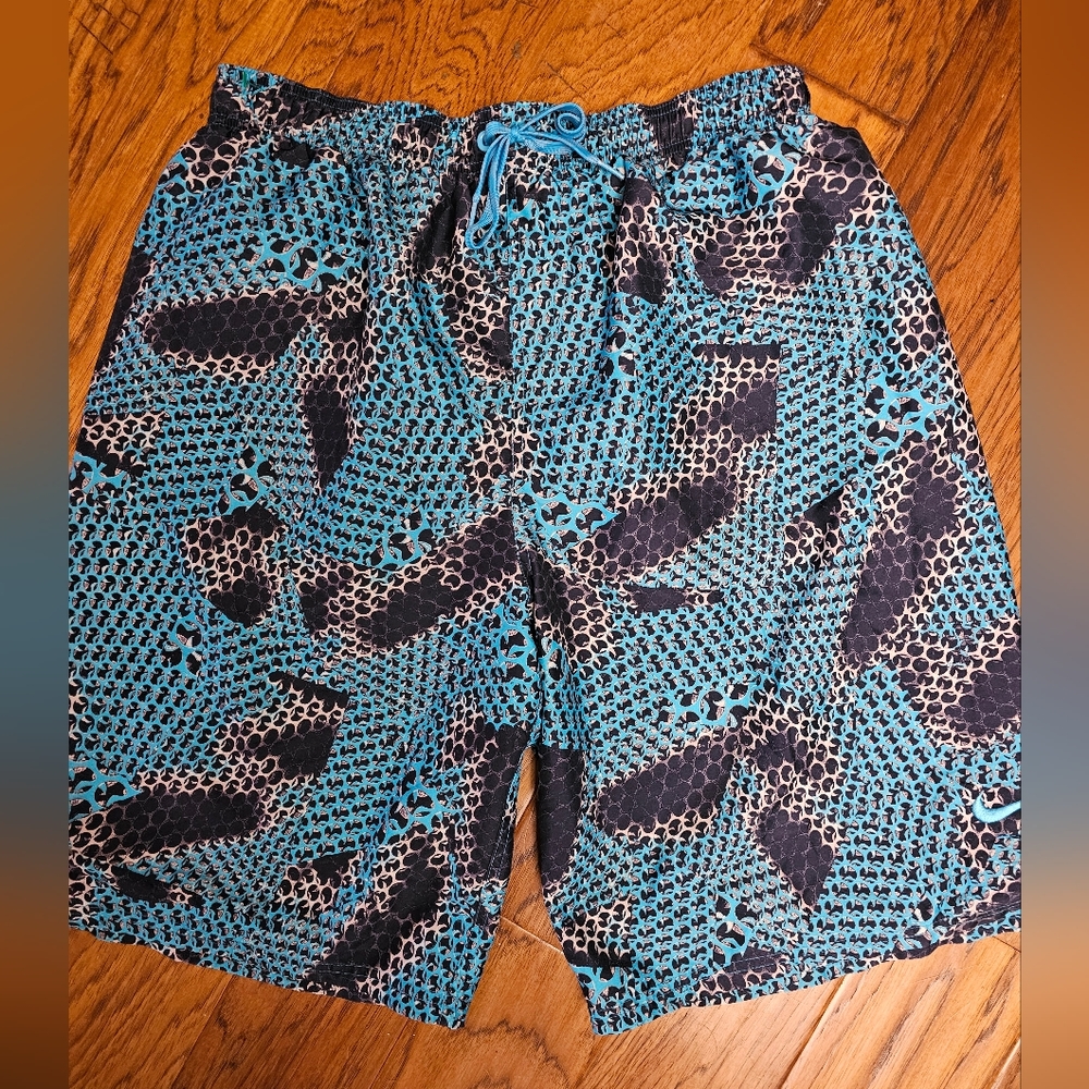 Nike swim trunks.